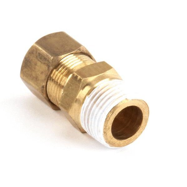 Montague Brass Fitting --3/8 Npt X 7/16 1287-4